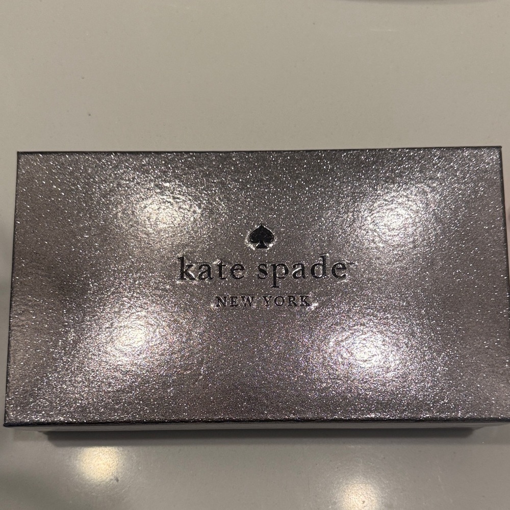 Kate Spade Metallic Silver Box